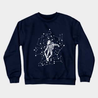 Astronaut and Constellations Crewneck Sweatshirt